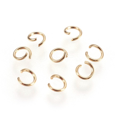 304 Stainless Steel Open Jump Rings STAS-P212-19G-05-1