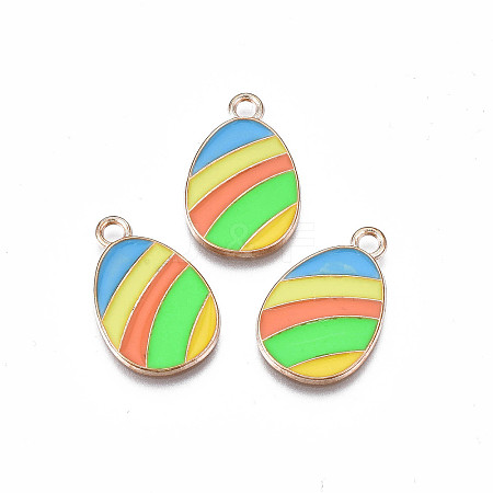 Alloy Enamel Pendants X-ENAM-S115-157-1