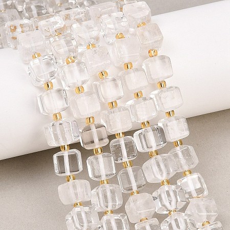 Natural Quartz Crystal Beads Strands G-F832-A01-01-1