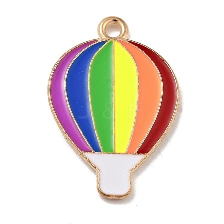 Pride Alloy Enamel Pendants ENAM-G208-15KCG-1