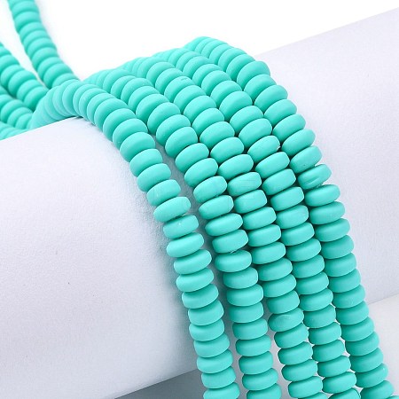 Handmade Polymer Clay Beads Strands X-CLAY-N008-008G-1