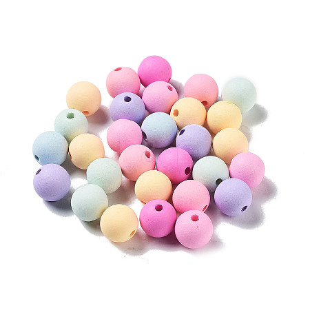 Opaque Acrylic Beads X1-OACR-Z013-40B-1