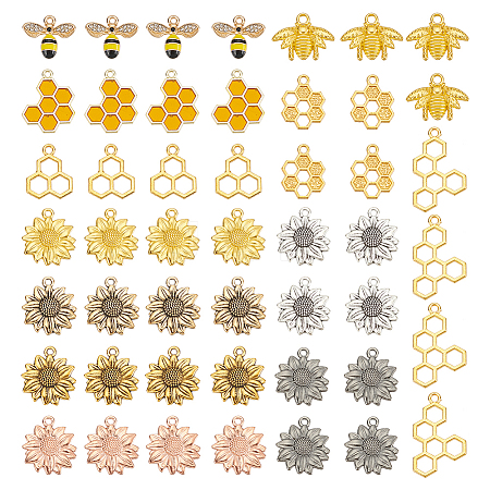 Tibetan Style Alloy Pendants FIND-AN0001-41-1