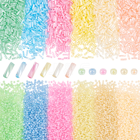 6000Pcs 12 Style Glass Seed Beads SEED-PH0002-13-1