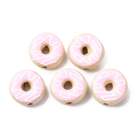 Handmade Porcelain Enamel Beads PORC-K003-09R-1