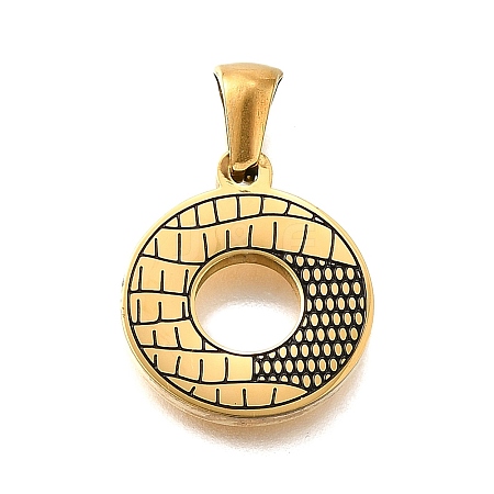 Golden 304 Stainless Steel Pendants STAS-K300-01G-O-1