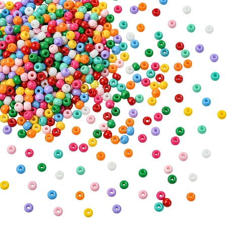 45G Baking Paint Glass Seed Beads SEED-SZ00001-021D-1