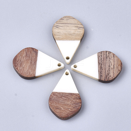 Resin & Walnut Wood Pendants RESI-S358-23F-1