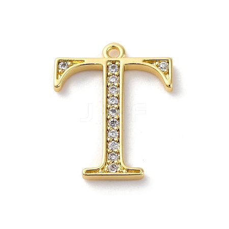 Rack Plating Brass Micro Pave Cubic Zirconia Pendant KK-H449-76G-07-1
