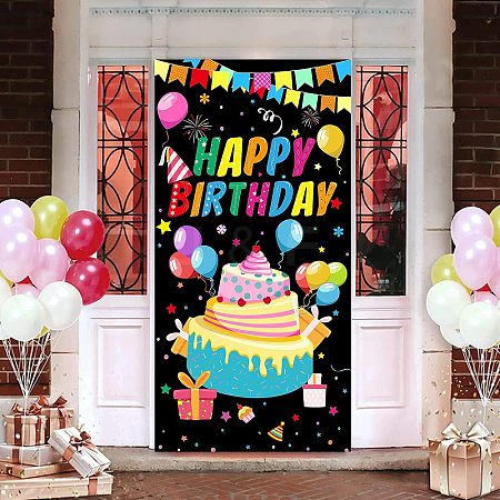 Polyester Hanging Banner Sign AJEW-WH0190-037-1