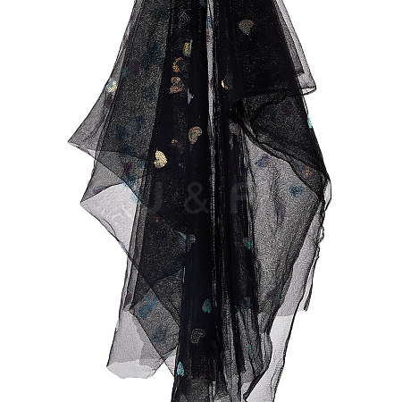 Polyester Gauze Fabric AJEW-WH0314-636D-1