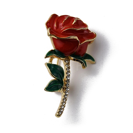 Alloy Enamel Pin for Women JEWB-WH0030-08B-1
