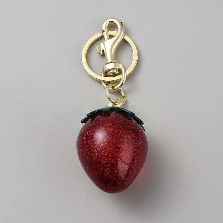 Resin & Light Gold Alloy Keychian KEYC-CJC0004-01A-1