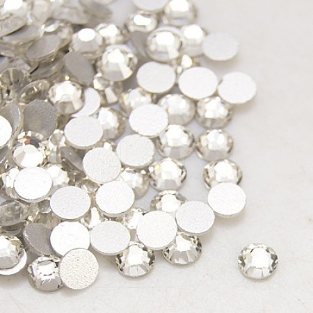 Glass Flat Back Rhinestone RGLA-C002-SS34-001-1