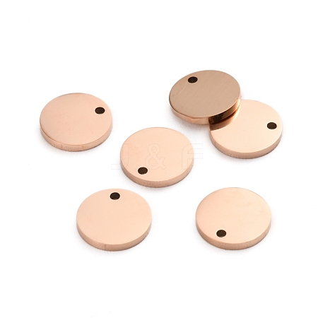 Ion Plating(IP) 304 Stainless Steel Charms STAS-I141-03D-RG-1