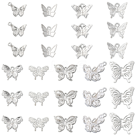 54Pcs 9 Styles Alloy Pendants FIND-SC0017-51-1