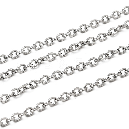 Tarnish Resistant 304 Stainless Steel Cable Chains CHS-Q001-13-100m-1