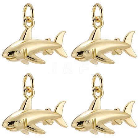 8Pcs Brass Pendants KK-BBC0014-36-1