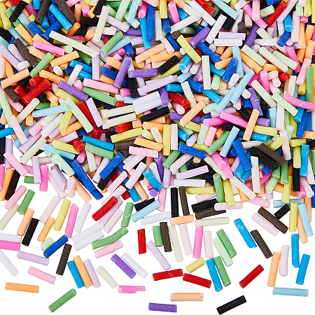 180G 18 Colors Handmade Polymer Clay Sprinkles CLAY-SC0002-11-1