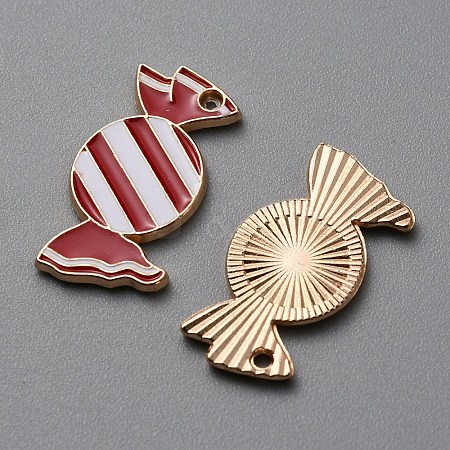 Christmas Theme Alloy Enamel Pendants ENAM-WH0062-02E-02-1