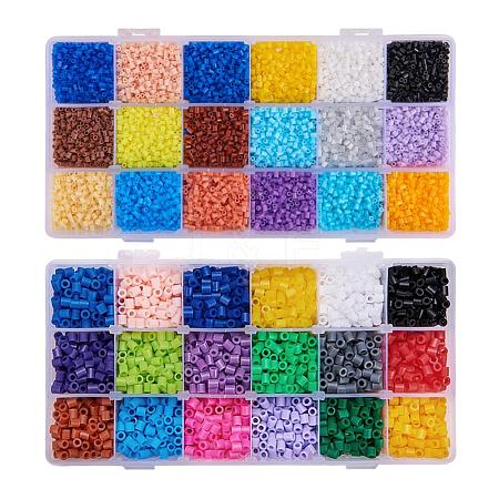 2.5mm & 5mm Mixed Size DIY Tube Fuse Beads Kits DIY-PH0002-M-1