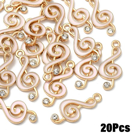 20Pcs Alloy Enamel Pendants ENAM-YW0006-34B-1