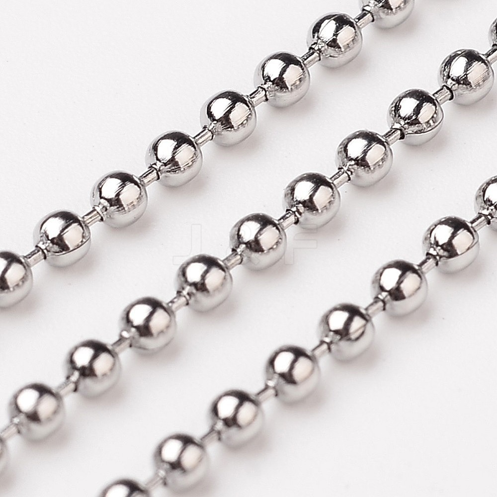 Wholesale Electroplate Stainless Steel Ball Chains